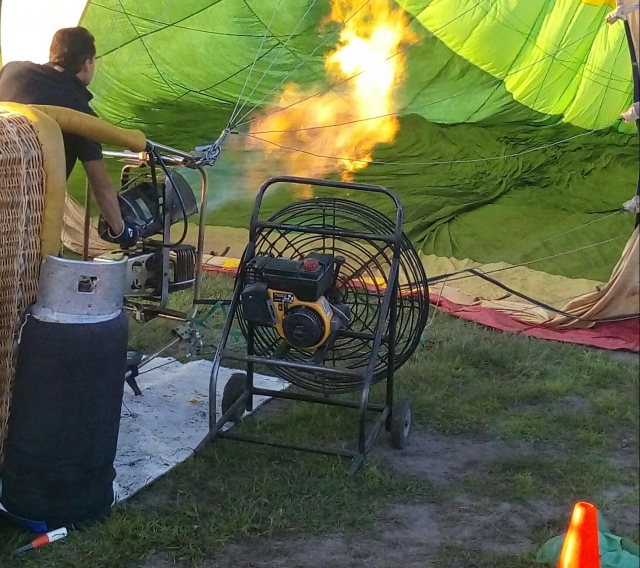 encendido de globo