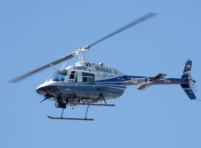 Helicoptero durante el vuelo