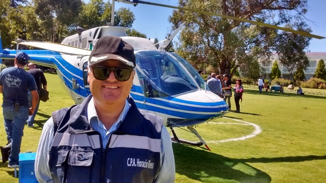 Actividad con expertos en vuelo 