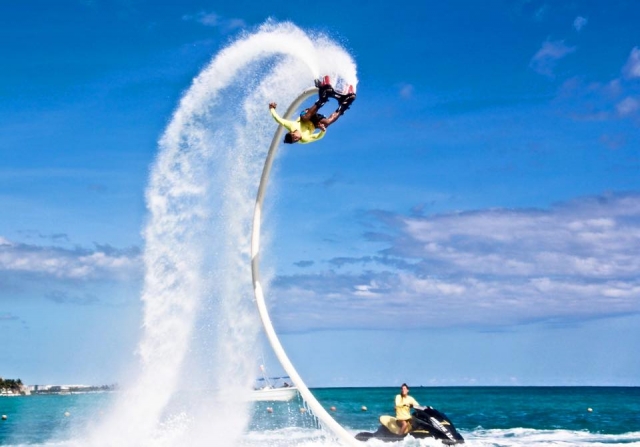 Piruetas flyboard