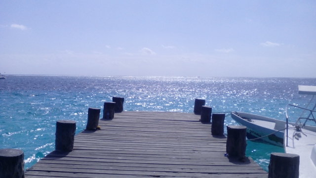 muelte desde donde sate la embarcacion para hacer snorkel