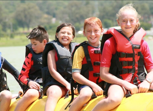 Banana acuatica en el campamento