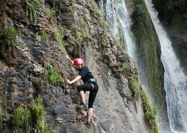 Destrepe en la montana