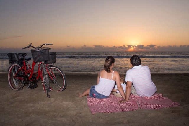Atardecer en la playa