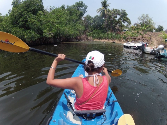 A remar en los kayaks