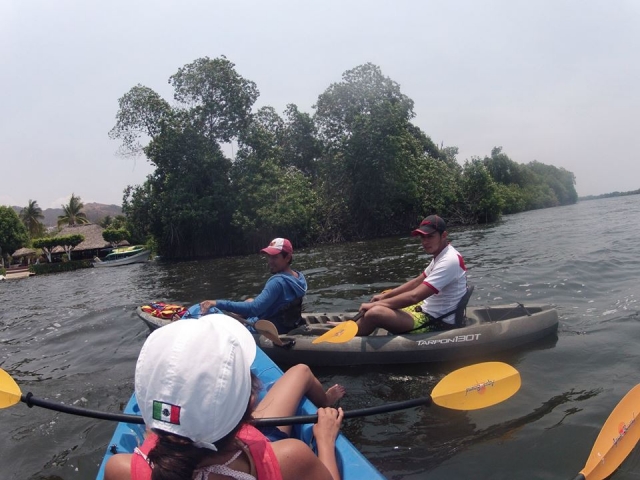 Actividad de kayaks