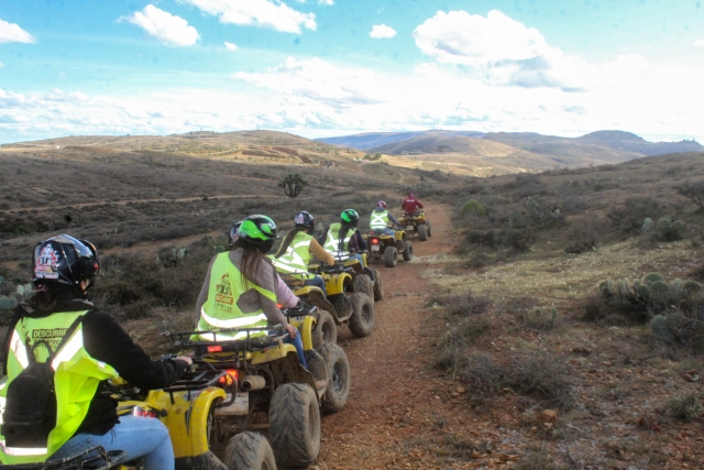 En ruta con las quatrimotos