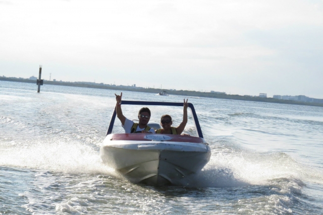 Paseo para dos personas 