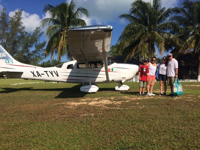 Vuelo en familia 