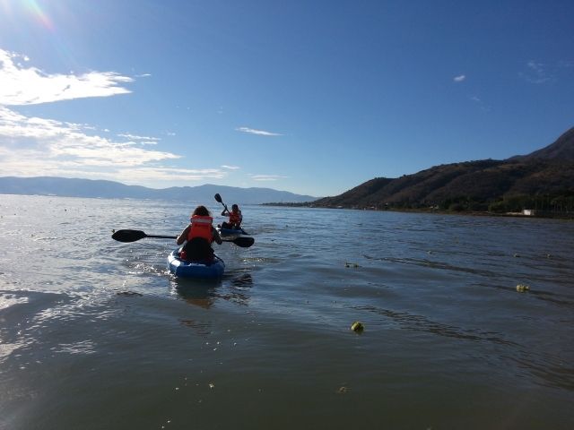 Recorrido en Kayak por el lago 