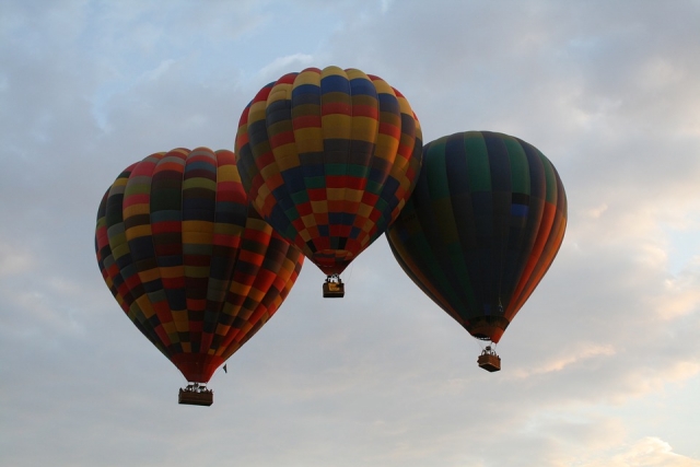Paseo en globo sobre Teotihuacán