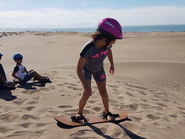 los pequeños se divierten