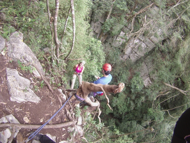 Rappel en la selvas