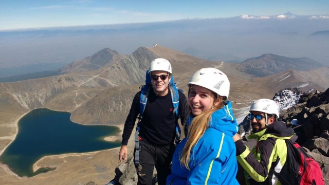 Escalando las montanias 