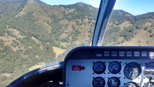 Vista de las montañas del valte de México 