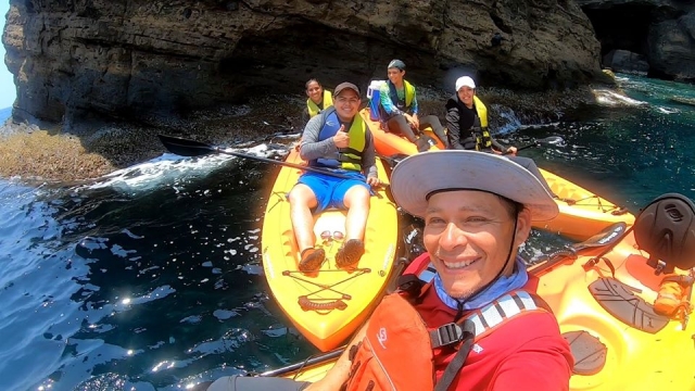 Realizando kayak con aventux 