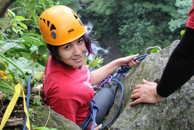 Rappel en cascada Tucán