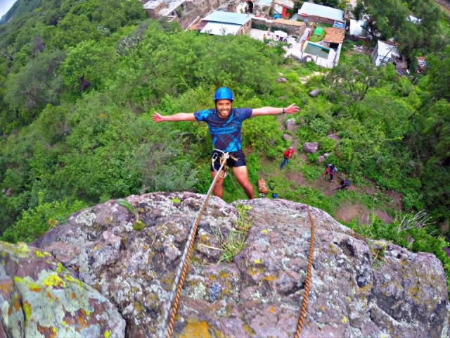 Actividades extremas en el campamento 
