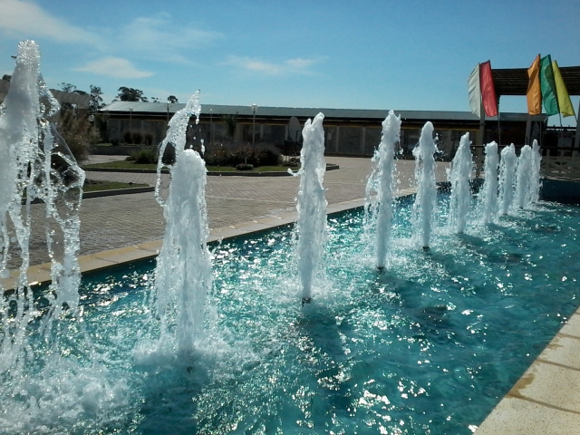 Fuentes del parque acuático