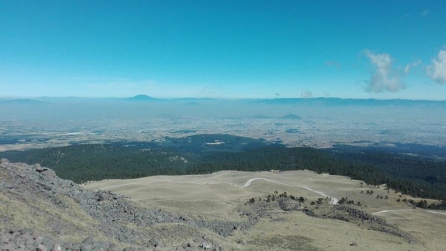 Las vistas del volcán