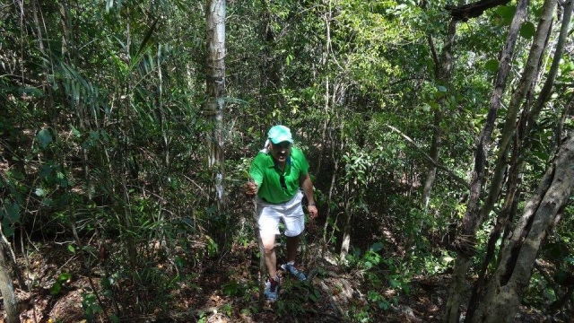En la senderismo mañanera