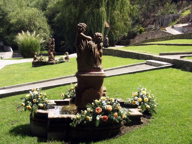 Fuentes y floternera en el complejo ecológico