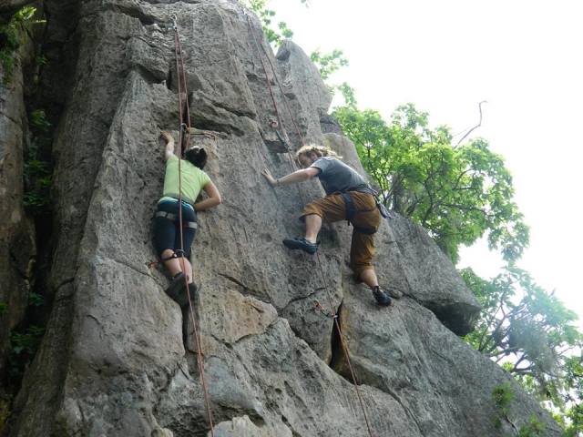 Escalada en las montañas