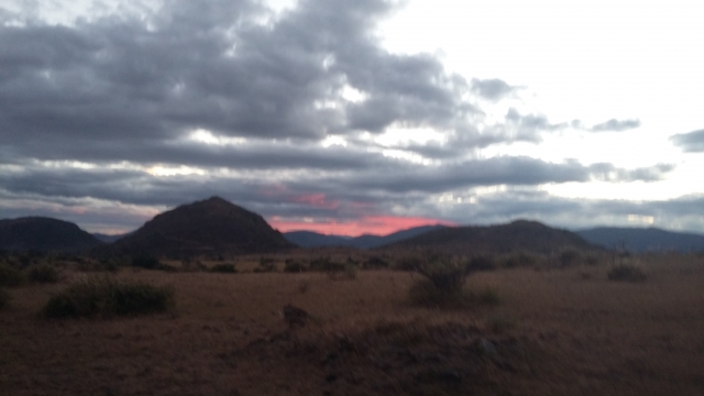 Amanecer en el pueblo