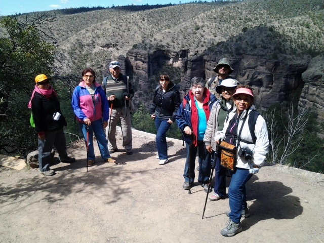 senderismo con los mayoternera