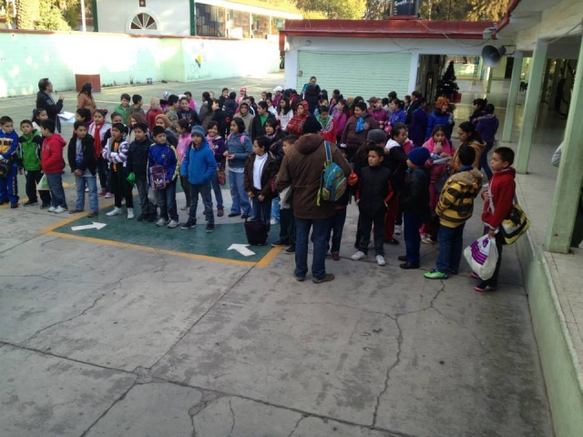 Las escuelas visitandonos