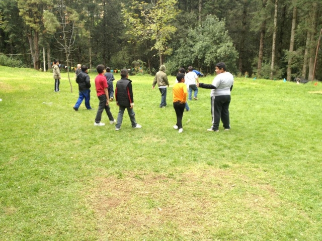 En campo abierto