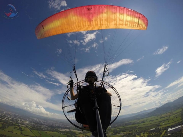 Foto desde el paramotor