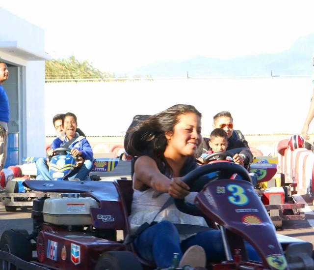 Gokarts en familia