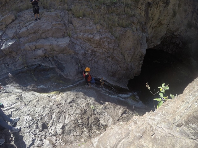 Desliza en la cuevas