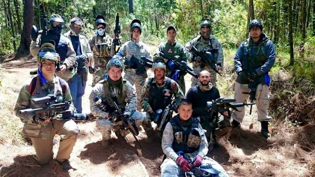 Los ganadoternera del paintball