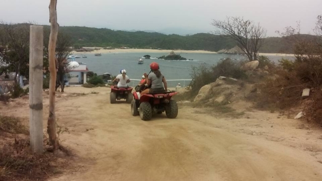 Llega a la playa