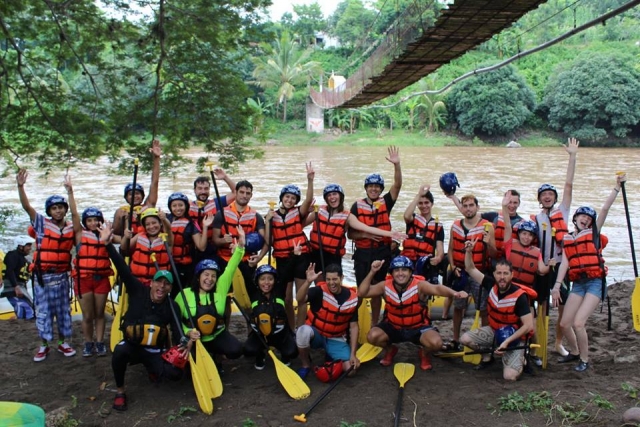 Rafting en grupo
