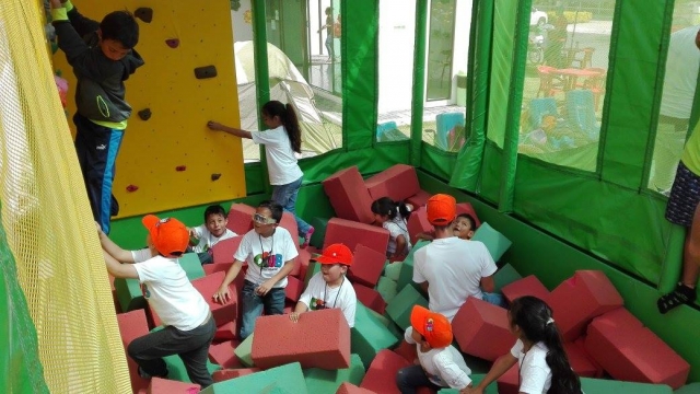 Piscina de colchones