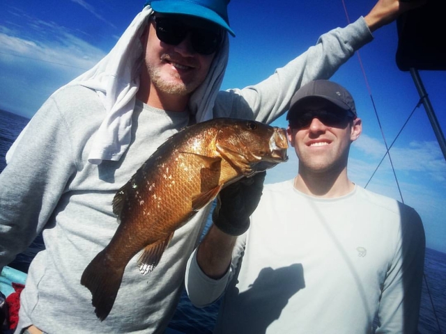 De pesca con el invitado