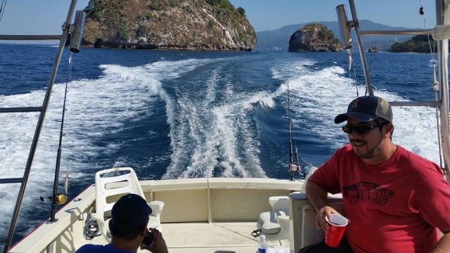 Disfrutando de la travesia