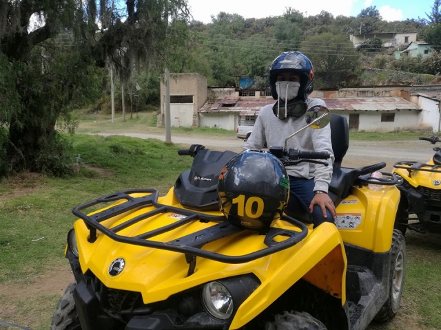 Foto en la quad