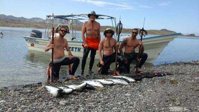 Pesca con todo el equipo