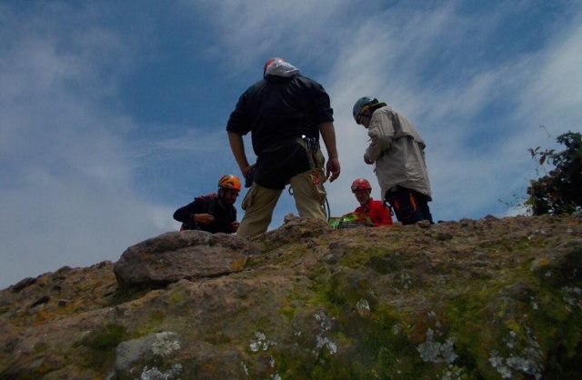 En la cima