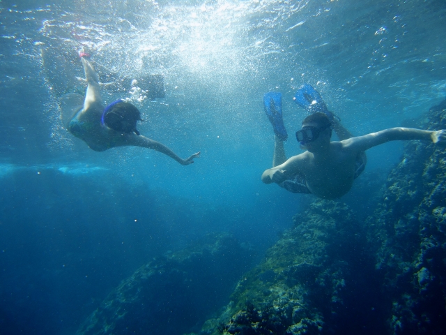 Nadando en Marietas