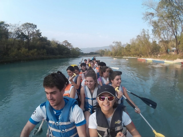 Rafting en grupo