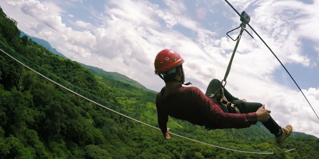 Tirolina en Ixtapa-Zihuatanejo