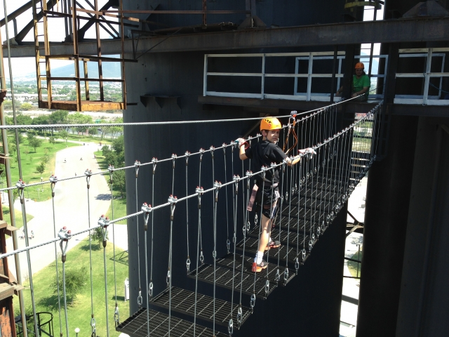 Puentes colgantes para niños