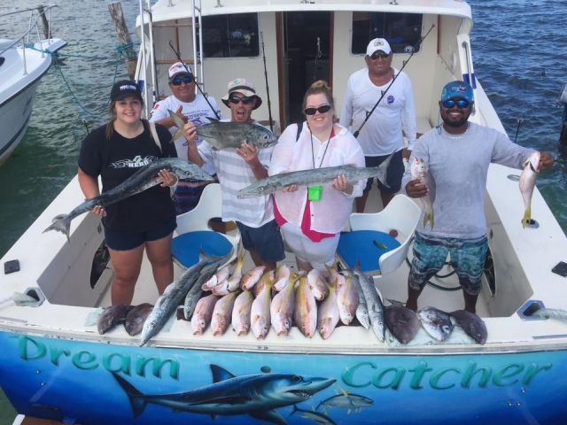 Pescando con familia