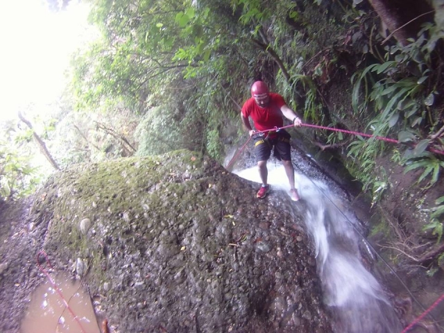bajando la roca
