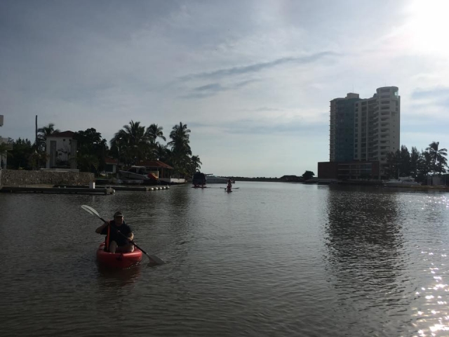 realizando una travesia